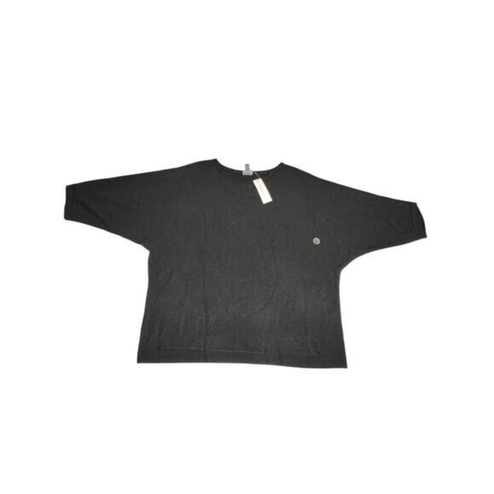 Soho New York‎ & Company Black Stretch Tee Top Size M NWT